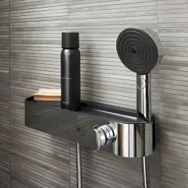 Ручний душ 3jet Pulsify Select S Hansgrohe 24100000 Chrome — бічний ракурс