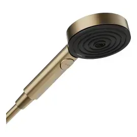Ручний душ 3jet Pulsify Select S Hansgrohe 24110140 Brushed Bronze — вид на білому тлі