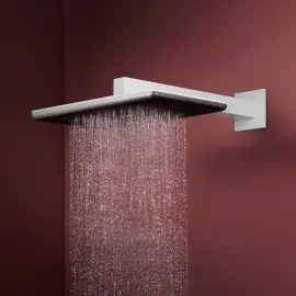 Верхній душ 1jet Raindance Alive Q Hansgrohe 24530700 White Matt — бічний ракурс
