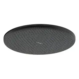 Верхній душ 1jet Raindance Alive S Hansgrohe 24520670 Black Matt — вид на білому тлі