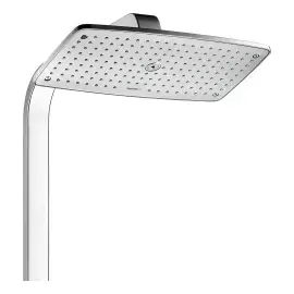Душова система з термостатом Raindance E Hansgrohe 27112000 Chrome — бічний ракурс