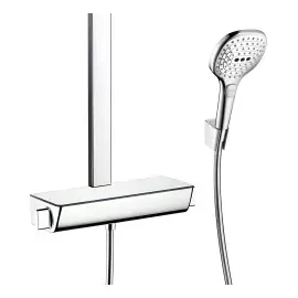 Душова система з термостатом Raindance E Hansgrohe 27112000 Chrome — вид згори