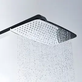 Душова система з термостатом Raindance E Hansgrohe 27113400 White / Chrome — бічний ракурс