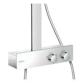 Душова система з термостатом Raindance E Hansgrohe 27361000 Chrome — вид згори