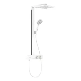 Душова система з термостатом Raindance E Hansgrohe 27361700 White Matt — вид на білому тлі