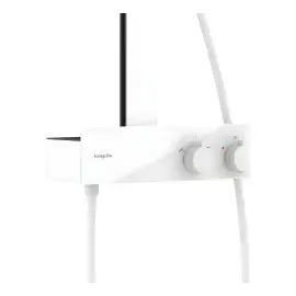 Душова система з термостатом Raindance E Hansgrohe 27361700 White Matt — вид згори