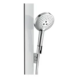 Душова система з термостатом Raindance E Hansgrohe 27362000 Chrome — бічний ракурс