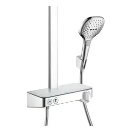 Душова система з термостатом Raindance Select E Hansgrohe 27126000 Chrome — вид згори