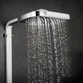 Душова система з термостатом Raindance Select E Hansgrohe 27127000 Chrome — вид всередину