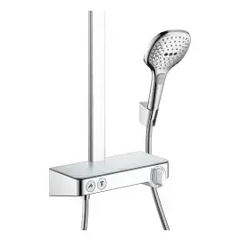Душова система з термостатом Raindance Select E Hansgrohe 27283000 — бічний ракурс