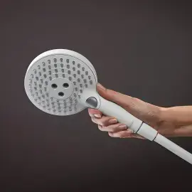 Душова система з термостатом Raindance Select S Hansgrohe 27633700 White Matt — вид всередину