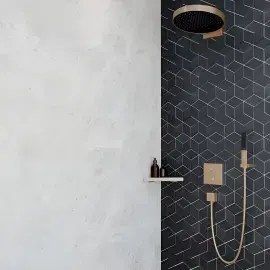 Верхній душ 1jet Rainfinity Hansgrohe 26230140 Brushed Bronze — вид спереду