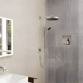 Верхній душ 1jet Rainfinity Hansgrohe 26231000 Chrome — вид спереду