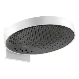 Верхній душ 3jet Rainfinity Hansgrohe 26234700 White Matt — вид на білому тлі