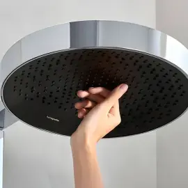 Душова система з термостатом Rainfinity Hansgrohe 26853000 Chrome — ракурс 3/4
