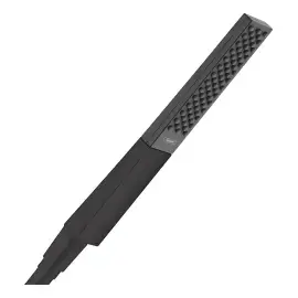 Ручний душ 1jet Rainfinity Hansgrohe 26866670 Matt Black — вид на білому тлі