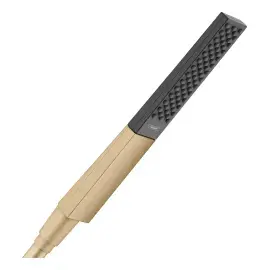Ручний душ 1jet Rainfinity Hansgrohe 26867140 Brushed Bronze — вид на білому тлі