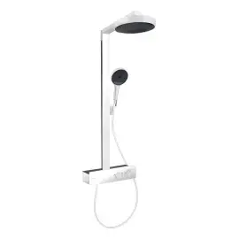 Душова система з термостатом Rainfinity Hansgrohe 28742700 White Matt — вид на білому тлі