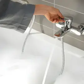 Змішувач для ванни Rebris E Hansgrohe 72450000 Chrome — вид спереду