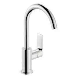 Змішувач для раковини Rebris E Hansgrohe 72576000 Chrome — вид на білому тлі