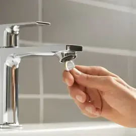 Змішувач для раковини Rebris E Hansgrohe 72589000 Chrome — вид згори