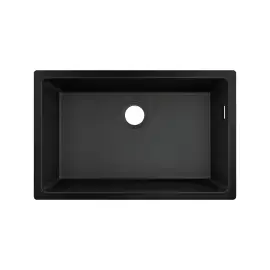 Кухонна мийка S51 S510-U660 Hansgrohe 43432170 Graphite Black — вид на білому тлі