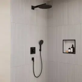 Душова система прихованого монтажу з термостатом Raindance Alive S 300 1jet Hansgrohe 24630670 — вид спереду