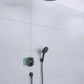 Душова система з термостатом Croma 280 Ecostat S Hansgrohe 27961670 — бічний ракурс