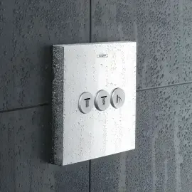 Запірний вентиль для ванни та душу ShowerSelect Hansgrohe 15764000 Chrome — вид спереду
