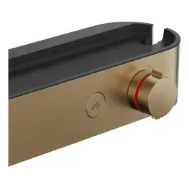 Термостат для душу ShowerTablet Select Hansgrohe 24360140 Brushed Bronze — бічний ракурс