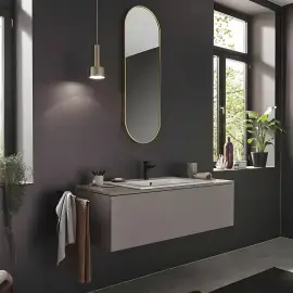 Змішувач для раковини Talis E Hansgrohe 71713670 Matt Black — вид згори