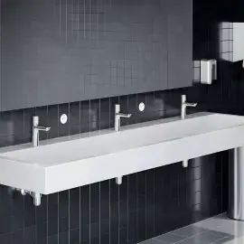 Змішувач для раковини Talis E Self-closing Hansgrohe 71718000 — бічний ракурс
