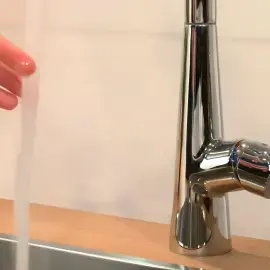Змішувач для кухні Talis M51 Hansgrohe 72813000 Chrome — вид ззаду