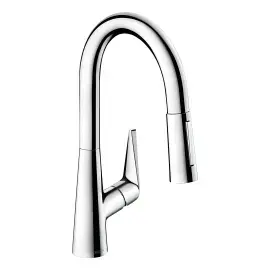 Смеситель для кухни Talis M51 Hansgrohe 73850000 — вид на белом фоне