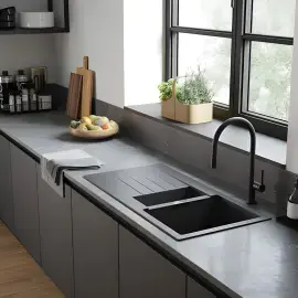 Змішувач для кухні Talis M54 Hansgrohe 72803670 Matt Black — вид спереду