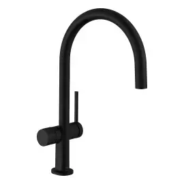 Змішувач для кухні Talis M54 Hansgrohe 72805670 Matt Black — вид на білому тлі