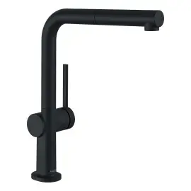 Змішувач для кухні Talis M54 Hansgrohe 72808670 Matt Black — вид на білому тлі