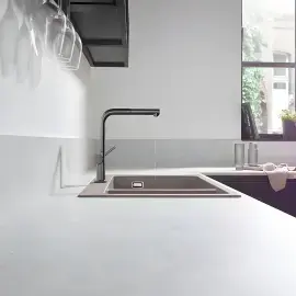 Змішувач для кухні Talis M54 Hansgrohe 72809340 Brushed Black Chrome — вид спереду