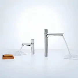 Змішувач для раковини Talis Select E Hansgrohe 71753000 — вид ззаду