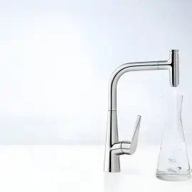 Змішувач для кухні Talis Select M51 Hansgrohe 72821000 Chrome — вид ззаду