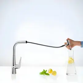 Змішувач для кухні Talis Select M51 Hansgrohe 72821000 Chrome — ракурс 3/4