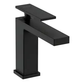 Змішувач для раковини Tecturis E Hansgrohe 73018670 Matt Black — вид на білому тлі
