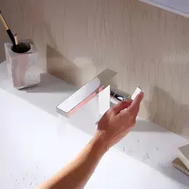 Змішувач для раковини Tecturis E Hansgrohe 73021000 Chrome — вид згори