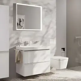 Змішувач для раковини Tecturis E Hansgrohe 73023700 White Matt — вид згори