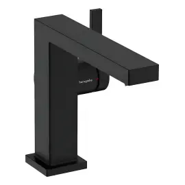 Змішувач для раковини Tecturis E Hansgrohe 73024670 Matt Black — вид на білому тлі