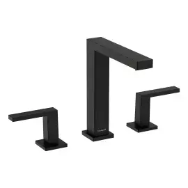 Змішувач для раковини Tecturis E Hansgrohe 73030670 Matt Black — вид на білому тлі