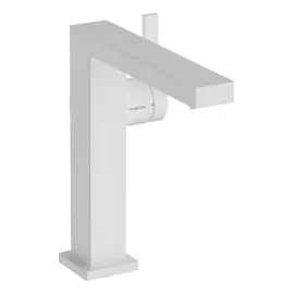 Змішувач для раковини Tecturis E Hansgrohe 73042700 White Matt — вид на білому тлі