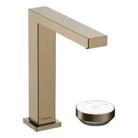 Змішувач для раковини Tecturis E Hansgrohe 73053140 Brushed Bronze — вид на білому тлі
