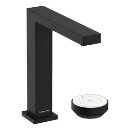 Змішувач для раковини Tecturis E Hansgrohe 73053670 Matt Black — вид на білому тлі