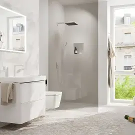 Змішувач для раковини Tecturis E Hansgrohe 73053700 White Matt — вид спереду